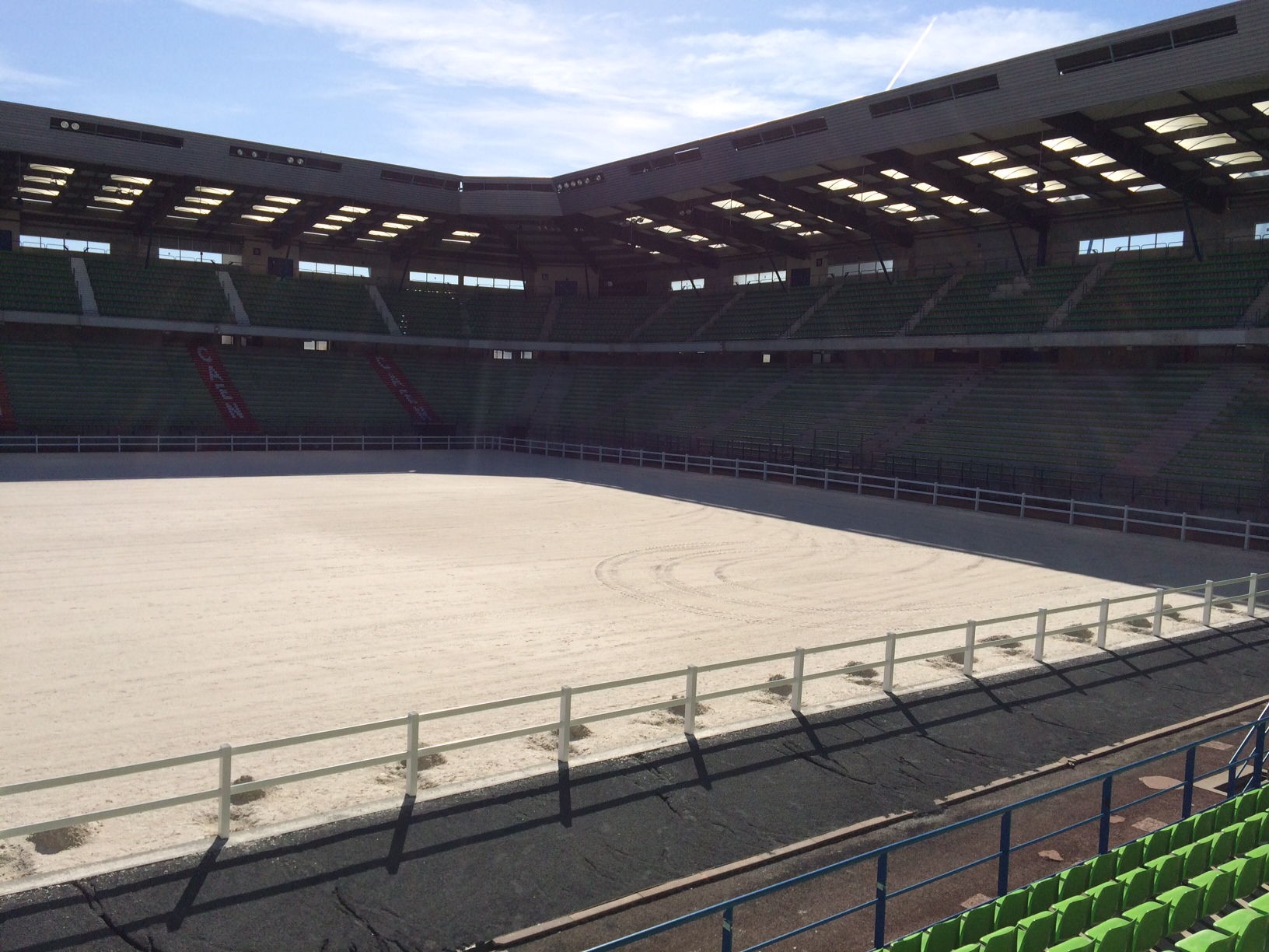 Duralock horse fencing at world equestrian games
