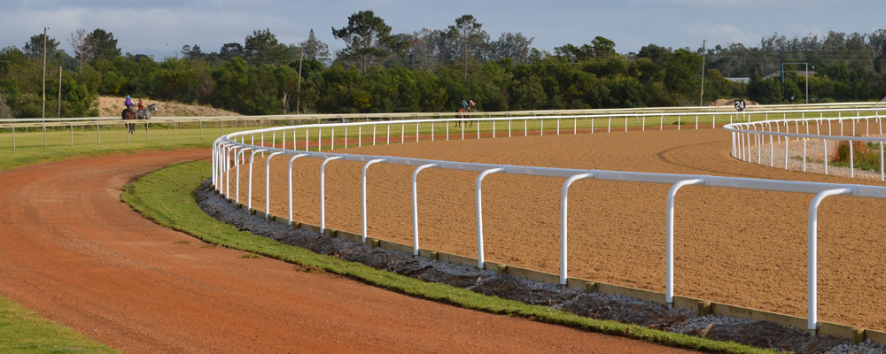 Duralock PVC Horse Racetrack Racecourse Fencing