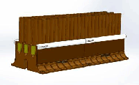 Prototype of the new safety jump designed by Duralock